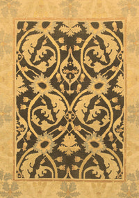 Abstract Brown Modern Rug, abs1228brn