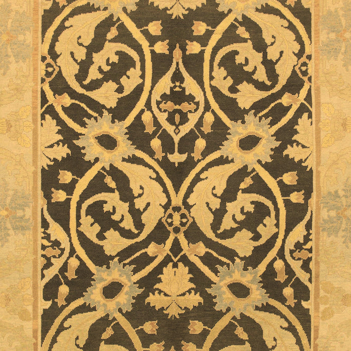Abstract Brown Modern Rug, abs1228brn