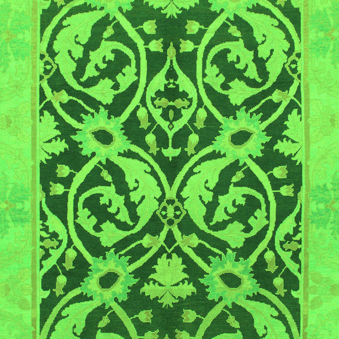 Abstract Green Modern Rug, abs1228grn