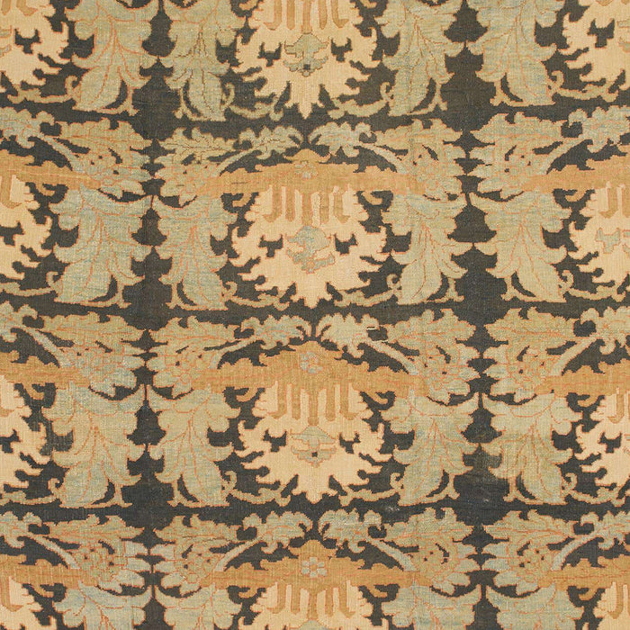 Abstract Metallic Gold Modern Rug, abs1229