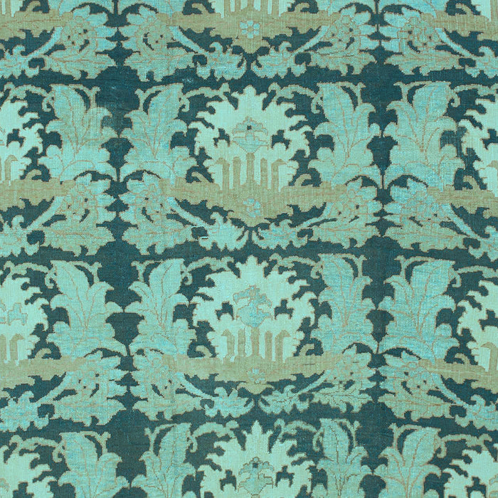 Machine Washable Abstract Light Blue Modern Rug, wshabs1229lblu