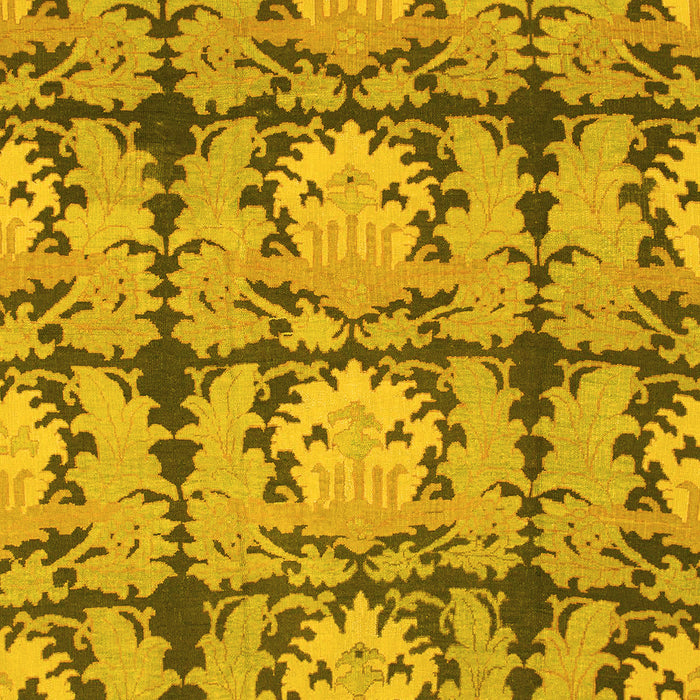 Machine Washable Abstract Yellow Modern Rug, wshabs1229yw