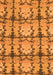 Abstract Orange Modern Rug, abs1229org