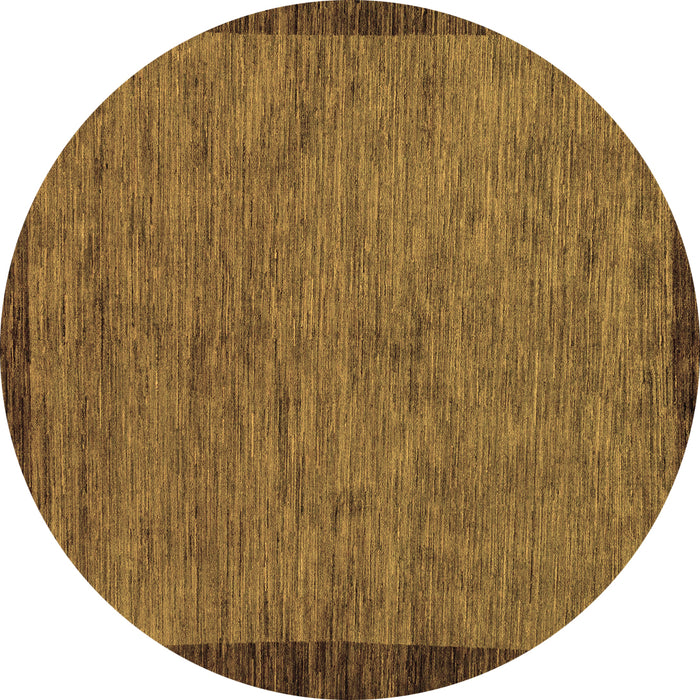 Round Abstract Brown Modern Rug, abs122brn