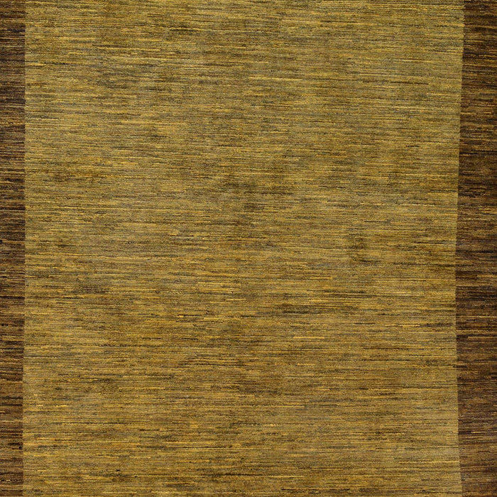 Machine Washable Abstract Dark Golden Brown Rug, wshabs122