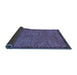 Sideview of Abstract Blue Modern Rug, abs122blu