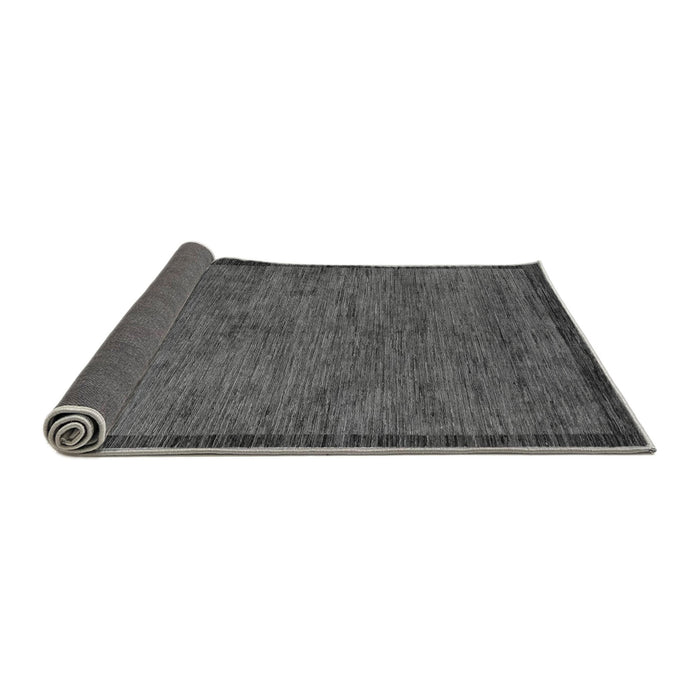 Sideview of Abstract Gray Modern Rug, abs122gry