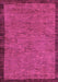 Machine Washable Abstract Pink Modern Rug, wshabs122pnk