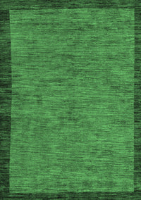 Abstract Emerald Green Modern Rug, abs122emgrn