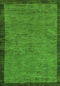 Abstract Green Modern Rug, abs122grn