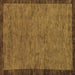 Square Abstract Brown Modern Rug, abs122brn