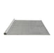 Sideview of Machine Washable Abstract Gray Modern Rug, wshabs1230gry