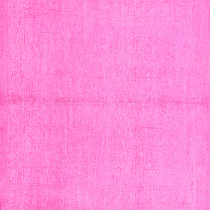 Square Machine Washable Abstract Pink Modern Rug, wshabs1230pnk