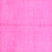 Square Machine Washable Abstract Pink Modern Rug, wshabs1230pnk