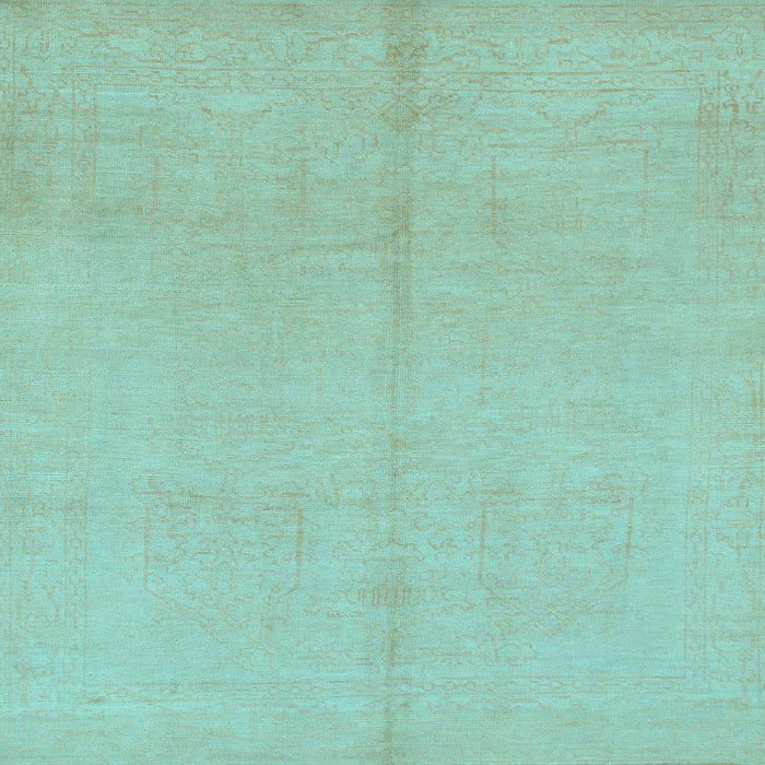 Square Abstract Light Blue Modern Rug, abs1230lblu
