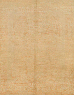 Machine Washable Abstract Orange Rug, wshabs1230