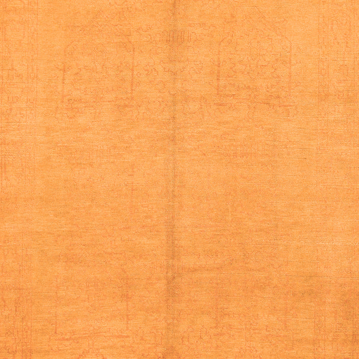 Machine Washable Abstract Orange Modern Area Rugs, wshabs1230org