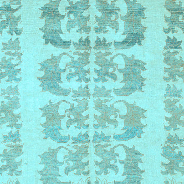 Square Abstract Light Blue Modern Rug, abs1231lblu