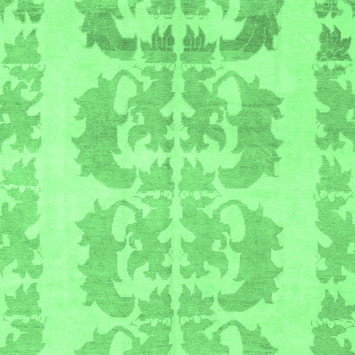 Machine Washable Abstract Emerald Green Modern Area Rugs, wshabs1231emgrn