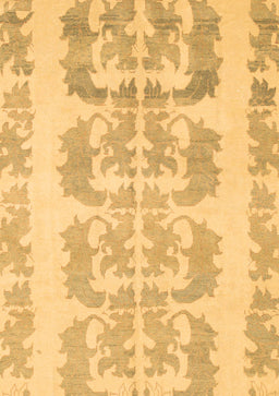 Abstract Brown Modern Rug, abs1231brn