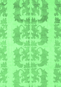 Abstract Emerald Green Modern Rug, abs1231emgrn