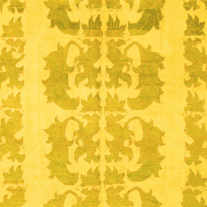 Abstract Yellow Modern Rug, abs1231yw