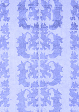 Abstract Blue Modern Rug, abs1231blu