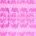 Square Abstract Pink Modern Rug, abs1231pnk