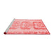 Modern Red Washable Rugs