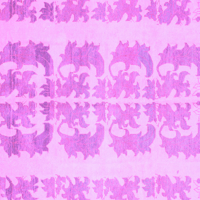 Square Machine Washable Abstract Purple Modern Area Rugs, wshabs1231pur