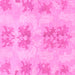 Square Abstract Pink Modern Rug, abs1232pnk