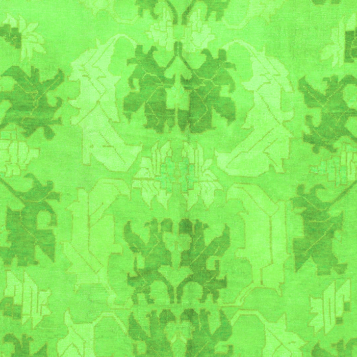 Machine Washable Abstract Green Modern Area Rugs, wshabs1232grn