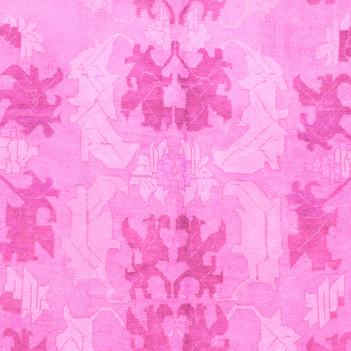 Machine Washable Abstract Pink Modern Rug, wshabs1232pnk