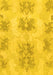 Abstract Yellow Modern Rug, abs1232yw