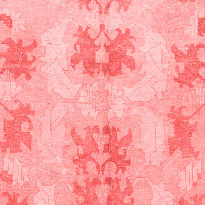 Machine Washable Abstract Red Modern Rug, wshabs1232red