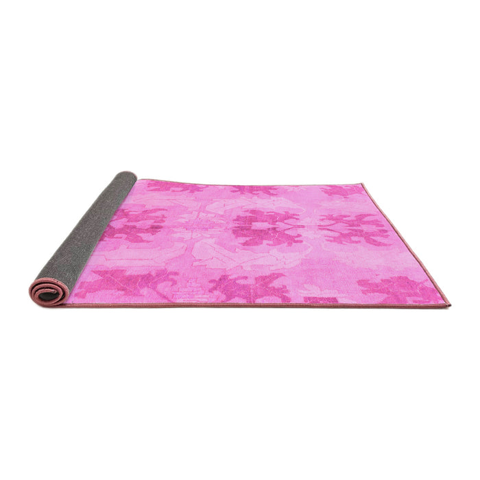 Sideview of Abstract Pink Modern Rug, abs1232pnk
