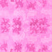 Square Machine Washable Abstract Pink Modern Rug, wshabs1232pnk