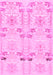 Abstract Pink Modern Rug, abs1233pnk