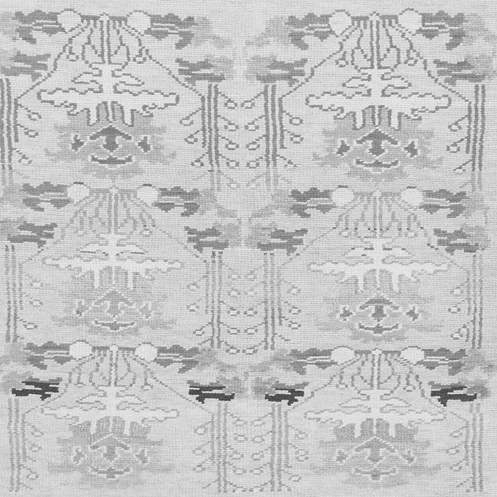 Square Machine Washable Abstract Gray Modern Rug, wshabs1233gry