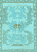 Machine Washable Abstract Light Blue Modern Rug, wshabs1234lblu