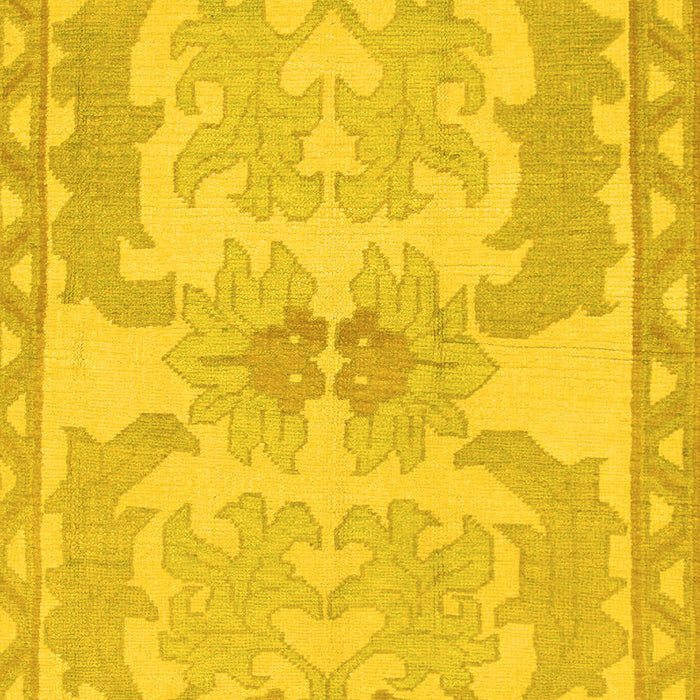 Abstract Yellow Modern Rug, abs1234yw