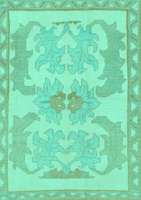 Abstract Turquoise Modern Rug, abs1234turq