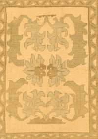 Abstract Brown Modern Rug, abs1234brn