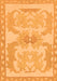 Machine Washable Abstract Orange Modern Area Rugs, wshabs1234org