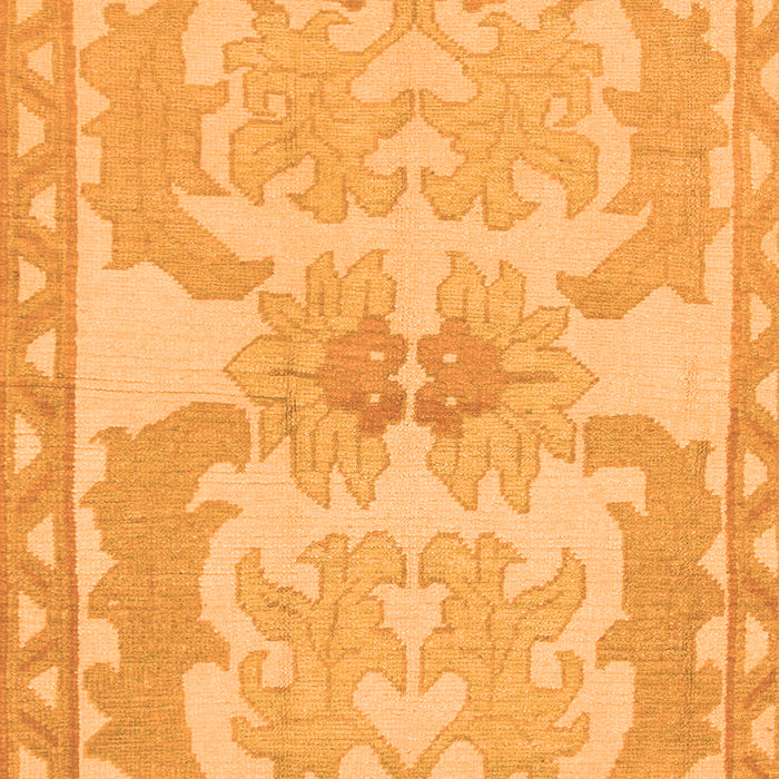 Machine Washable Abstract Orange Modern Area Rugs, wshabs1234org