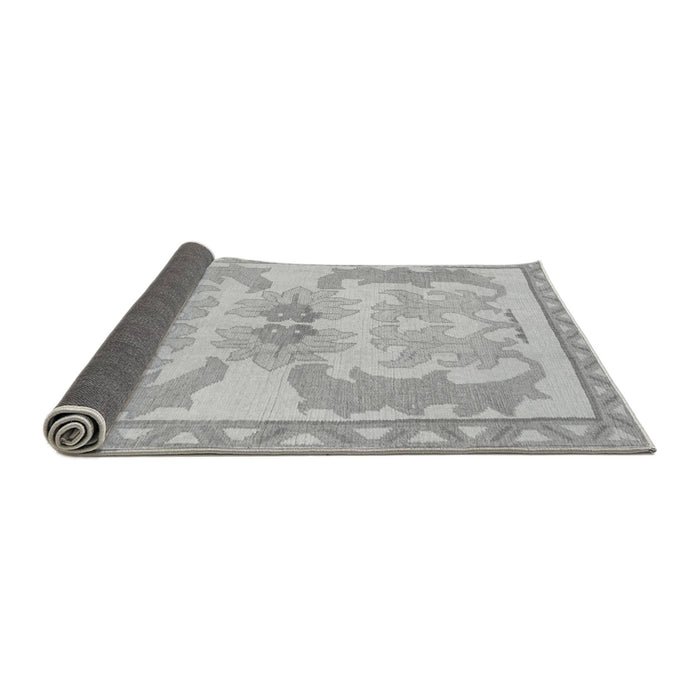 Sideview of Abstract Gray Modern Rug, abs1234gry