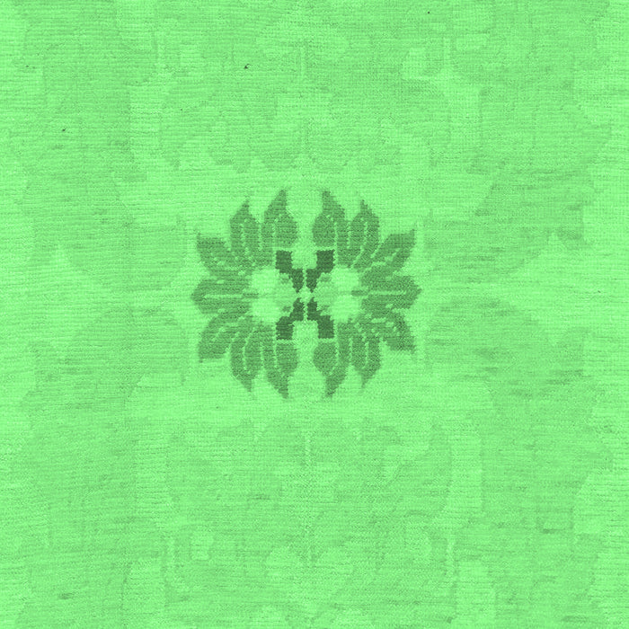 Machine Washable Abstract Emerald Green Modern Area Rugs, wshabs1235emgrn