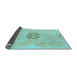 Sideview of Abstract Light Blue Modern Rug, abs1235lblu