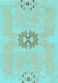 Abstract Light Blue Modern Rug, abs1235lblu