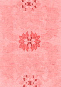 Abstract Red Modern Rug, abs1235red